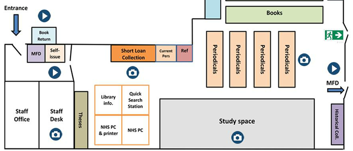 Floor Plan Of The James Ireland Memorial Library