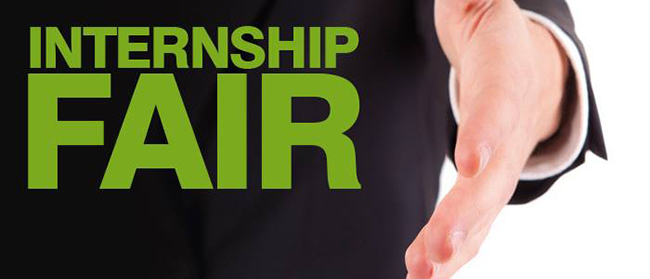 Image of the branding for the Internship Fair 2016