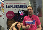 Jamie on Facebook Live at Explorathon