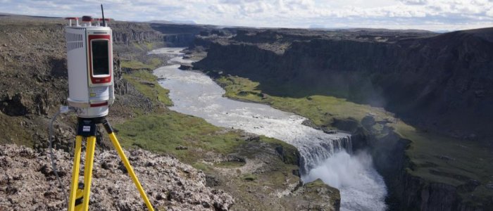 a river and measuirng tool