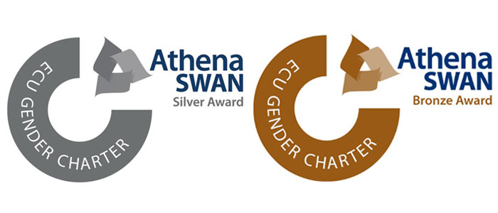 Image of Athena SWAN silver and bronze logos