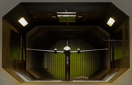 Plane in Wind Tunnel