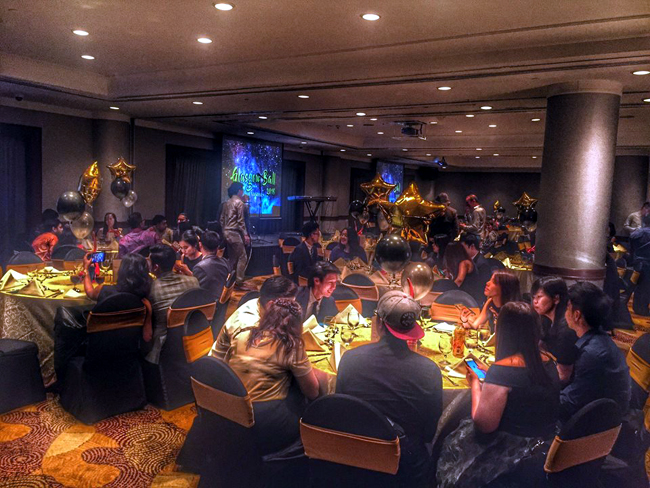 Image of the 2016 Grad Ball held at the Hilton Atrium Singapore