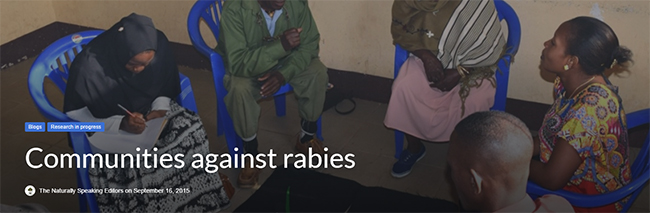 Image from the Communities against rabies blog site