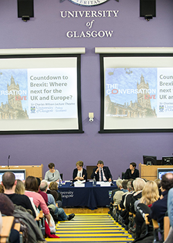 Image of the audience at the Conversation event on Europe held in November 2016