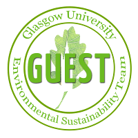 Logo of the Glasgow University Environmental Sustainability Team