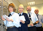 Image of mail room staff