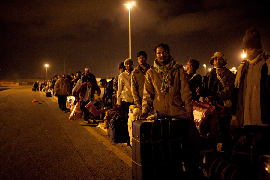 Night time humanitarian evacuation