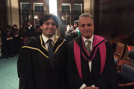 Mahmoud Amir Alagha with Prof Ashraf Ayoub 450