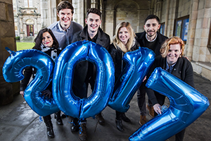 Image from the launch of the 2017 Converge Challenge. L – R: Erika Grant, David Harris-Birtill, Chris Hughes, Victoria Hamilton, Rogelio Arellano and Anne Rushing.