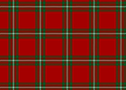 A swatch of the Clan Gregor red and green tartan