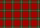 A swatch of the Clan Gregor red and green tartan