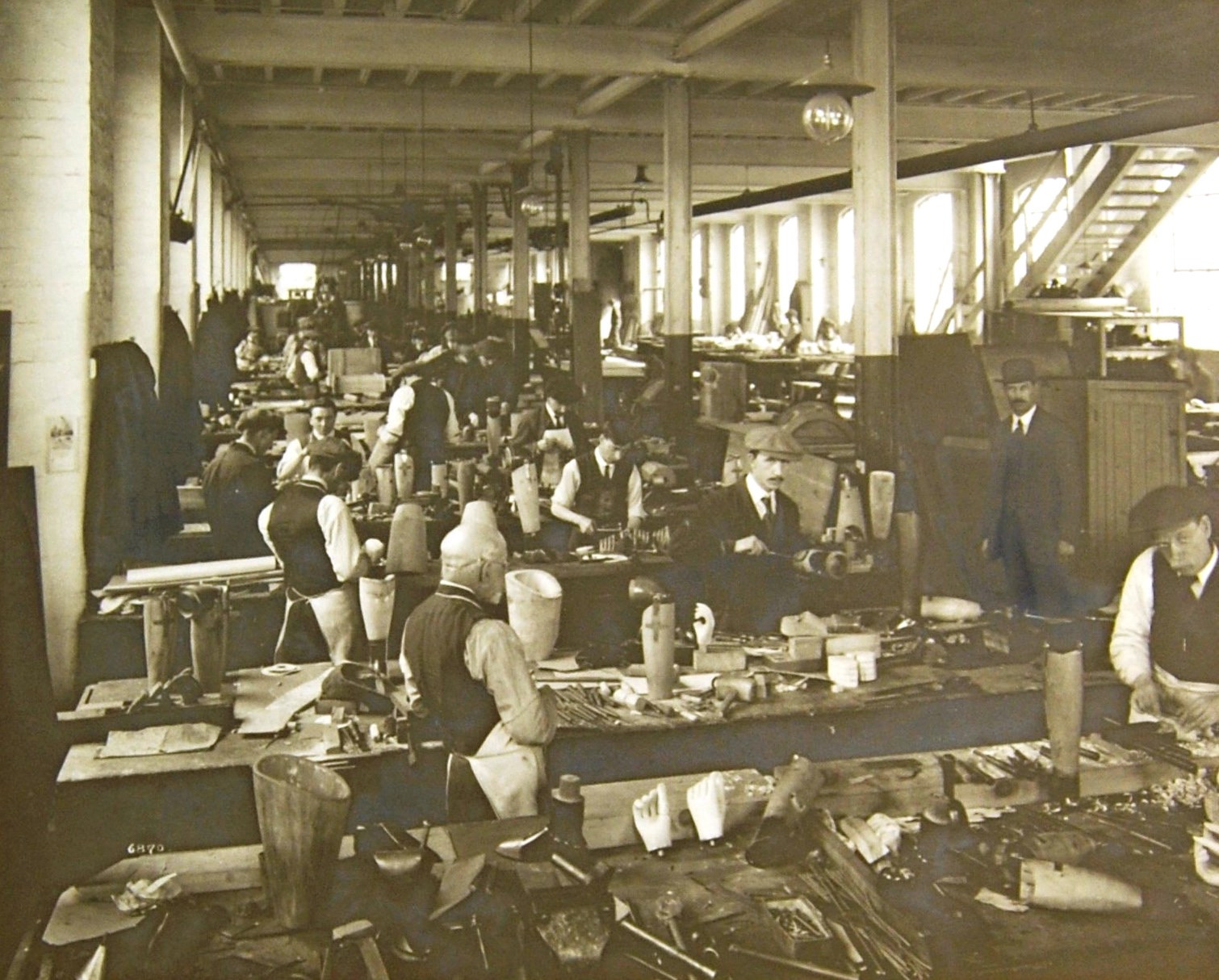 Workshop on the Clyde where artificial limbs were produced for Erskine