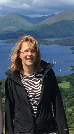 Portrait of Cindy Gray in the countryside