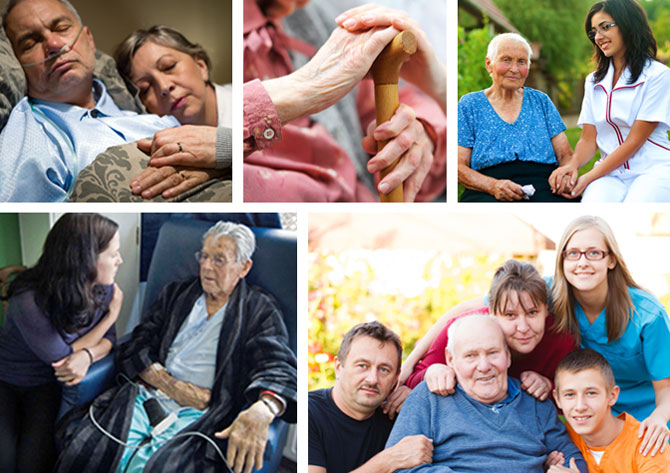 Palliative & End of Life Care photo montage