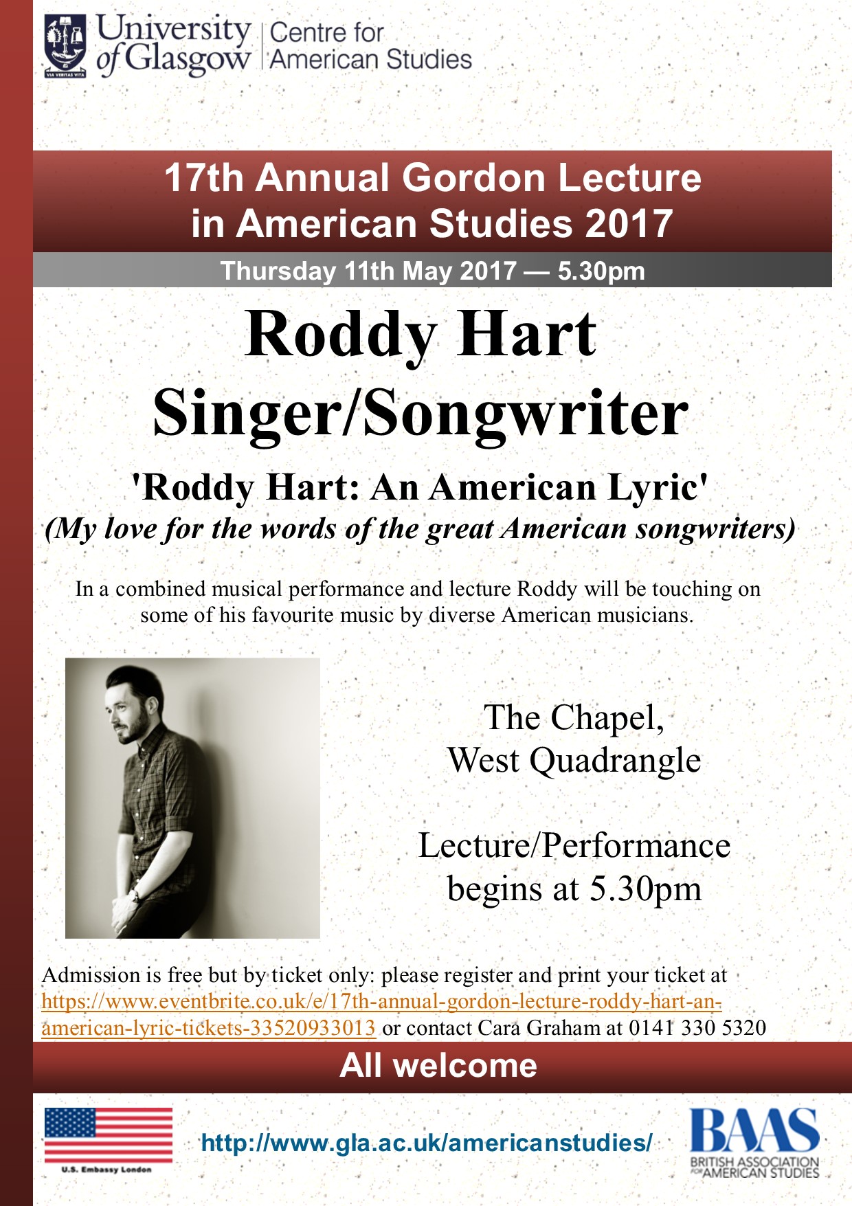 Roddy Hart: An American Lyric