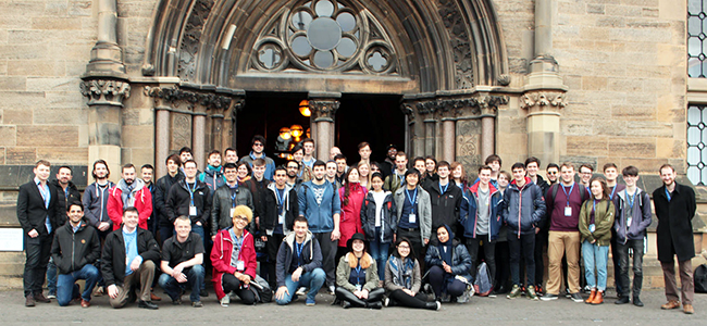 Image of delegates at the 2017 CERN Spring Campus held at the University of Glasgow