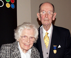 Professor David Flint CA and his wife Dorothy.