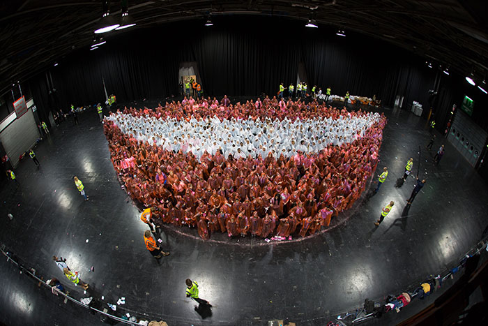 Biggest smile record attempt