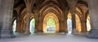 Image of the cloisters/undercroft during the day