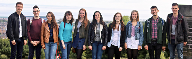 Image of the iGEM UofG team: the competition that encourages students from different disciplines to work together to solve real-world challenges.