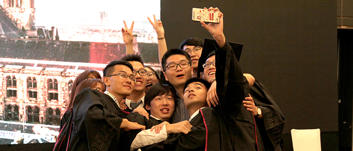 UESTC students at graduation