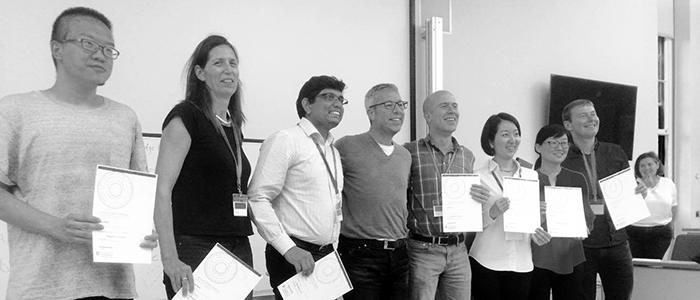 A group of research staff from the Colleges of MVLS and Science and Engineering who attended the Biotech and Healthcare Venture Creation Weekend in Cambridge - June 2017