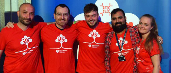 Image of the NanoMateScience team at Cheltenham.