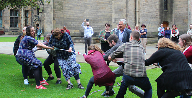 Highland Games: tug o war