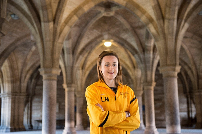 Image of UofG vet student and world class athlete Laura Muir