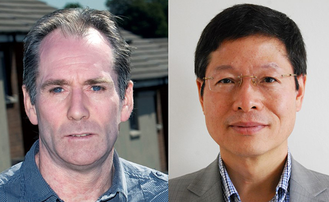 Images of Professor Ade Kearns and Professor Ya Ping Wang