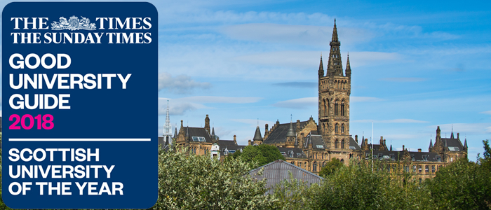 Times Scottish University of the Year banner