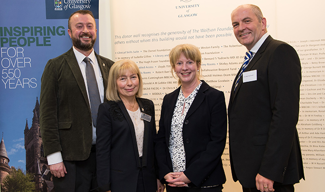 Professor Dame Anna Dominiczak was delighted to welcome Scotland’s Cabinet Secretary for Health and Wellbeing Shona Robison, September 2017