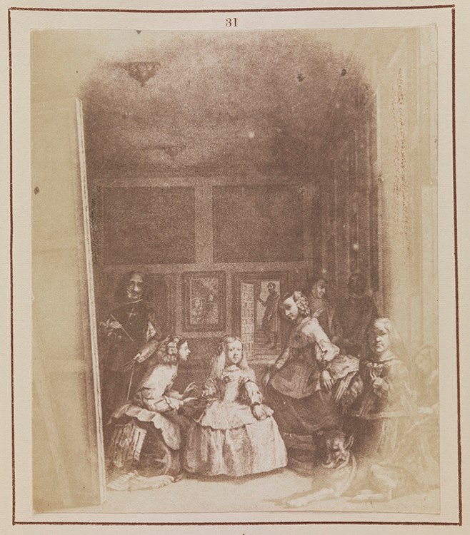 Image of Las Menians by Velázquez, demonstrating the digital restoration process