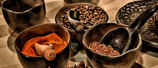 Image of spices from a kitchen