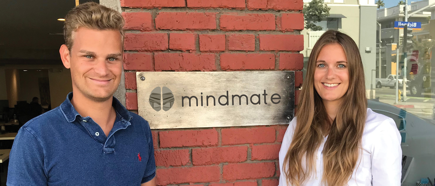 MindMate is the brainchild of our 2017 Young Alumnus of the Year winners, Susanne Mitschke and Patrick Renner, graduates from the Adam Smith Business School. 