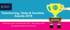Volunteering, Clubs & Societies Awards logo 2018