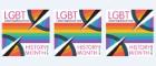 Image of the logo for LGBT History Month 2018
