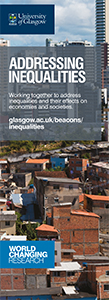An image of the Addressing Inequalities bannerstand