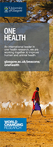 An image of the One Health bannerstand