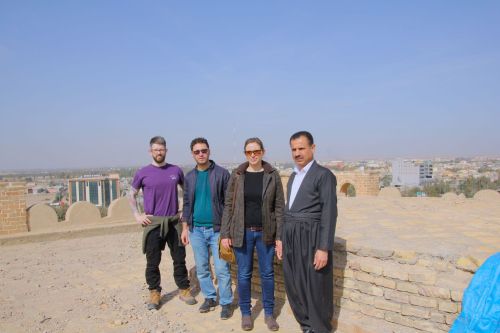 Fig. 5 Glasgow-team visit to the Qala Shirwana in February 2018