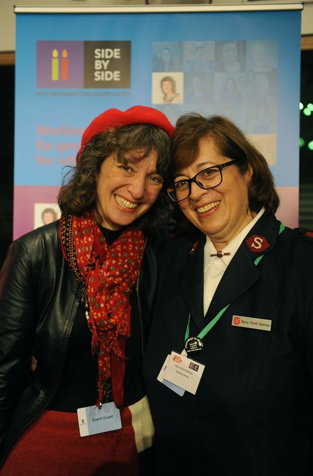 Major Maria Konti-Galinou and Alison Phipps Faith in Gender Justice launch Scottish Parliament