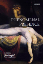 book cover: crop of a historical painting with a white woman in a seer nightgown laying fainted on a bed, while a hairy demonic monster sits atop her. title reads Phenomenal Presence