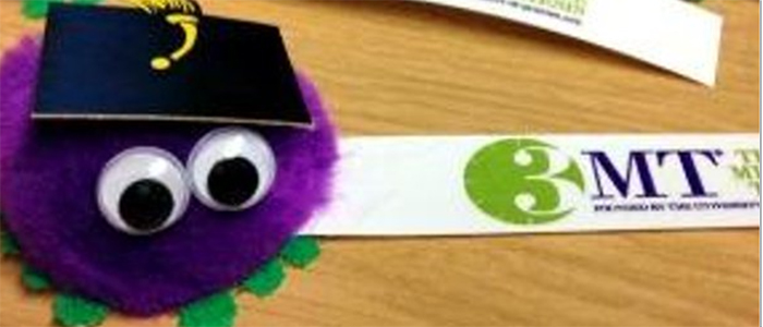 Image of three minute thesis branding