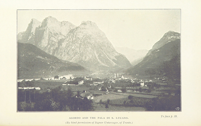 The Dolomites, in 1896. Image courtesy of the British Library