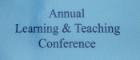 Image of a conference bag with the words Learning and Teaching Conference