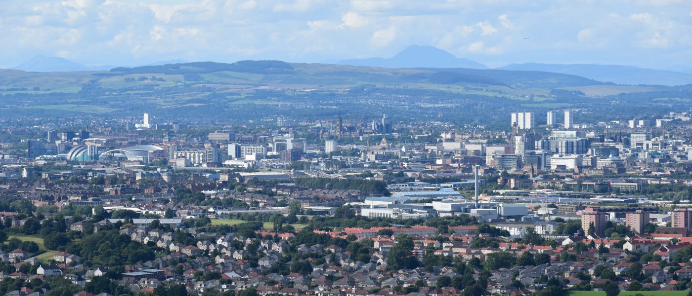 The University from Cathkin Braes