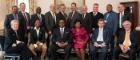 Attendees at the meeting with HE Peter Mutharika and the First Lady in the Principal’s Lodgings