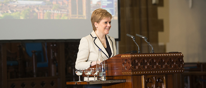 Nicola Sturgeon MSP delivers 2018 Cardinal Winning Lecture