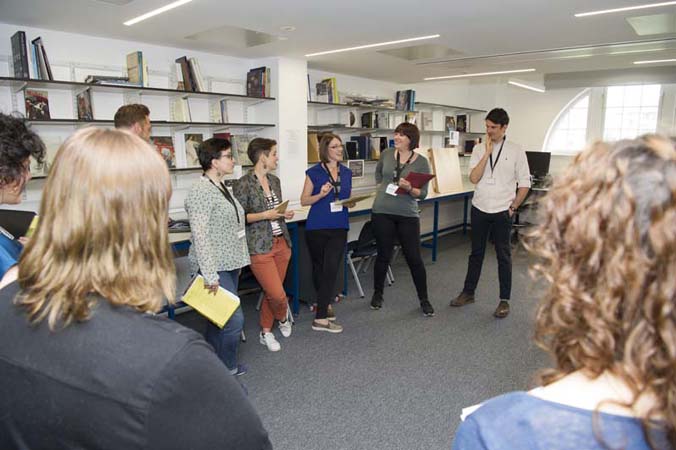 Delegates at the UNIVERSEUM conference, Object Journeys study day, 11 June 2018.